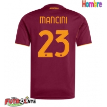 Camiseta AS Roma Gianluca Mancini #23 Primera Equipación 2025-26 manga corta